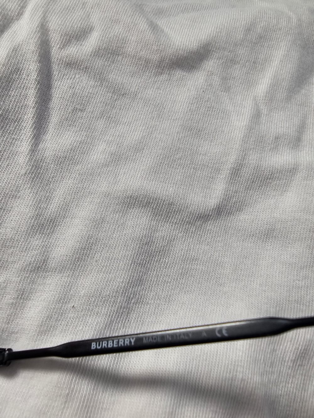 Burberry Black Metal Round-Bridge Men’s Glasses - Picture 4 of 5
